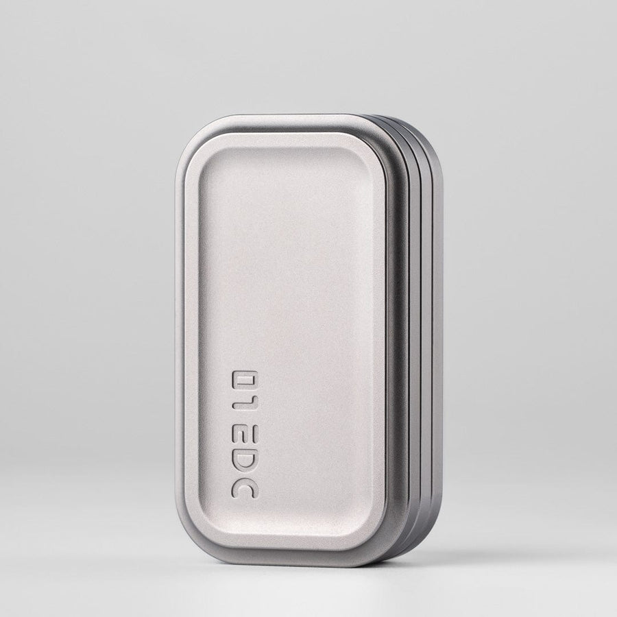 01EDC 01 Slider(magnetic) Pearlescent stonewashed Stainless Steel