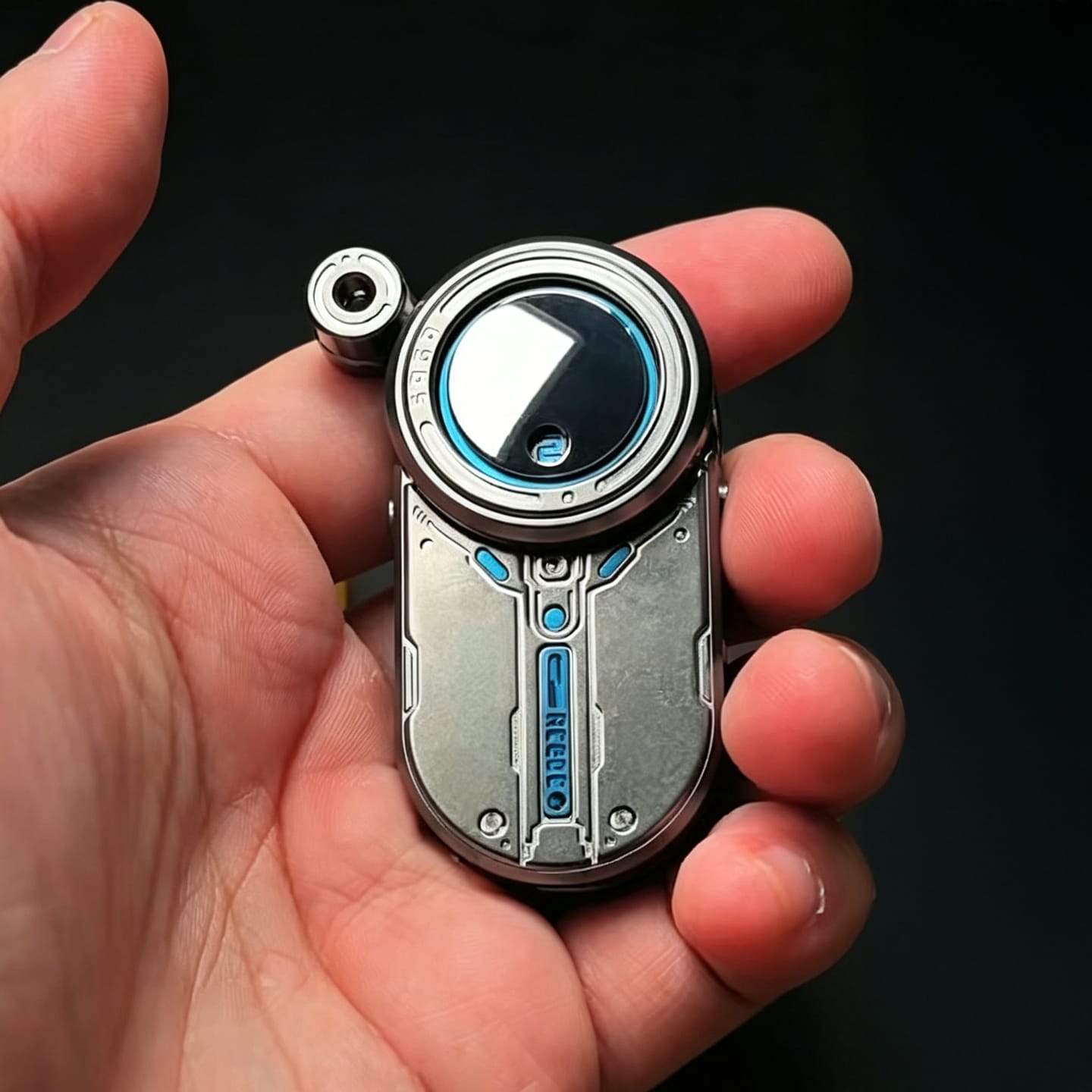 ACEdc SAGA Titanium Silver - Blue