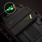 BidRush EDC MINI BOX Blackened Titanium+luminous carbon fiber plate