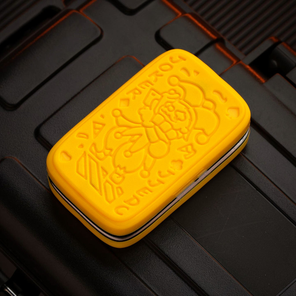 JJ EDC Joker Floating Slider Stainless Steel+ABS (yellow)