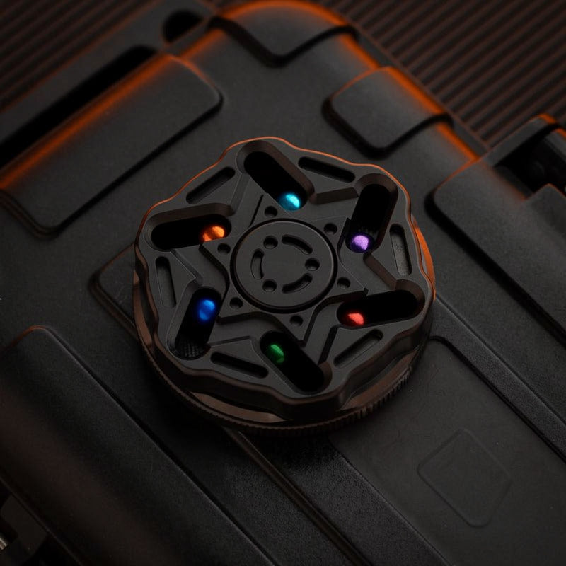 JZS EDC Star Chain Blackened Stainless Steel