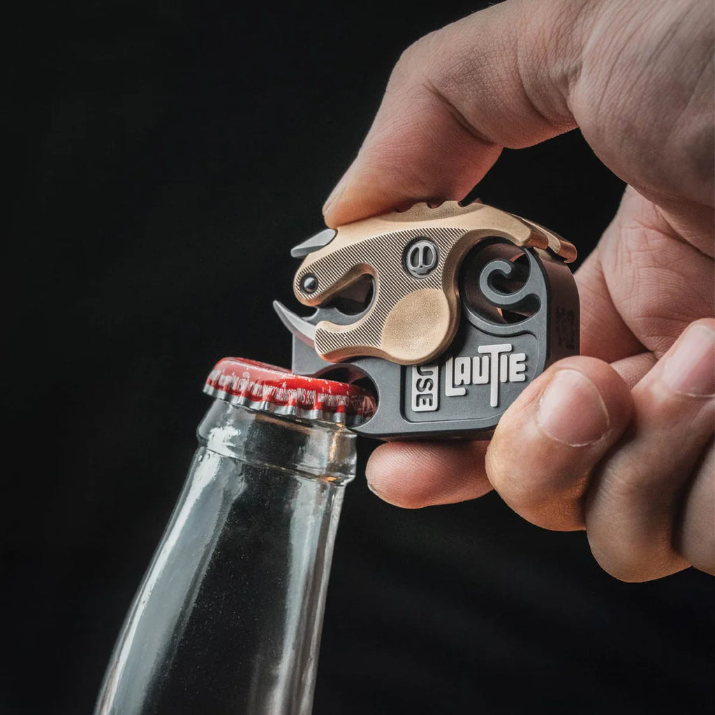 LAUTIE Armored Boar Bottle Opener detachable armor EDC – Koda Machined