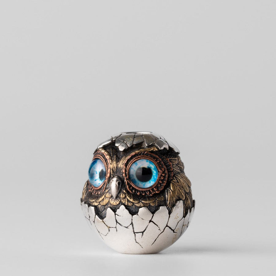 LY EDC Owl (eggshell) Lanyard Bead