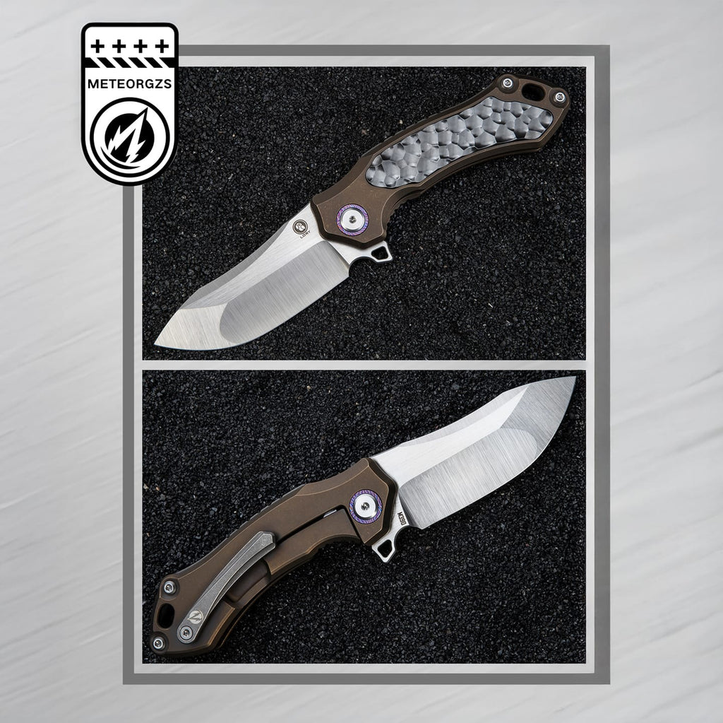 METEOR Lory M390/Titanium/Zirconium plate (Single-edged)