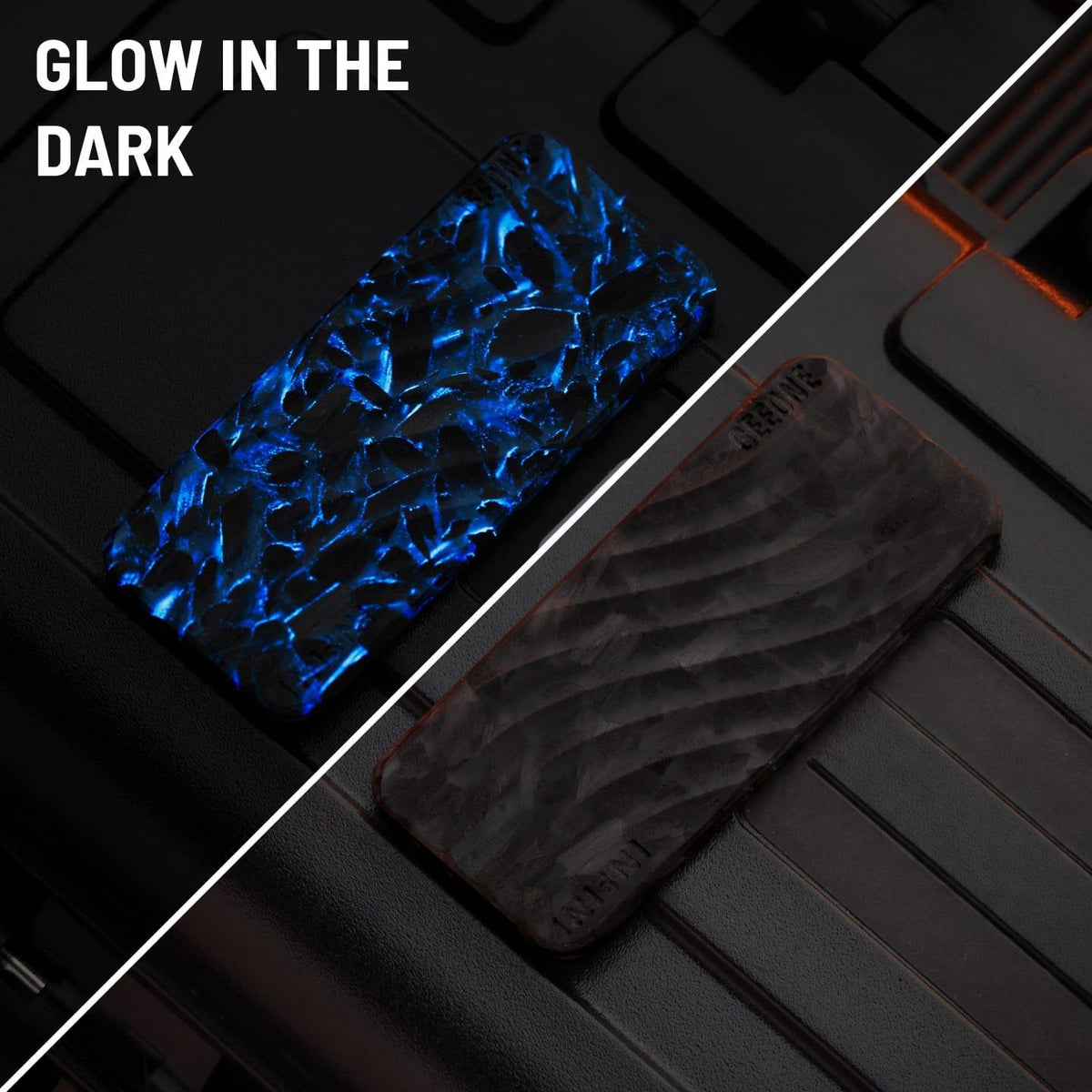 MHP Formless Plate - Carbon Fiber (Glow in the dark) without main body