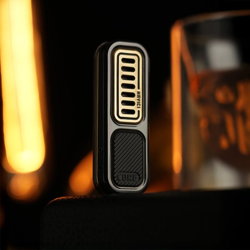 MUYI ERASER CORE Polished zirconium+Distress brass