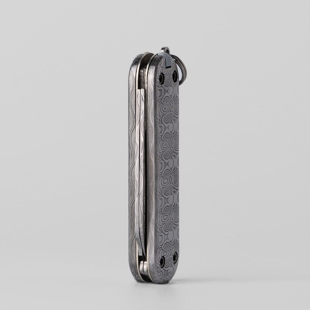 New Play 58 Swiss Army Knife BlueTongue Damascus