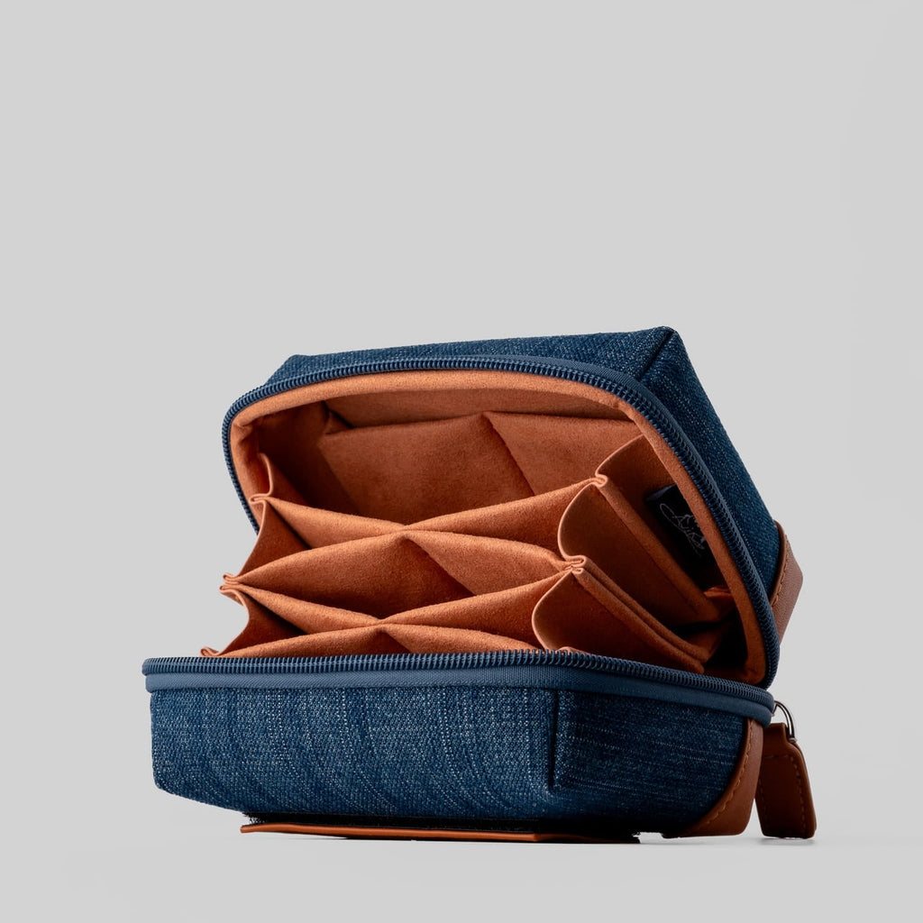NINI EDC Ni Bag Denim & Microfiber Leather