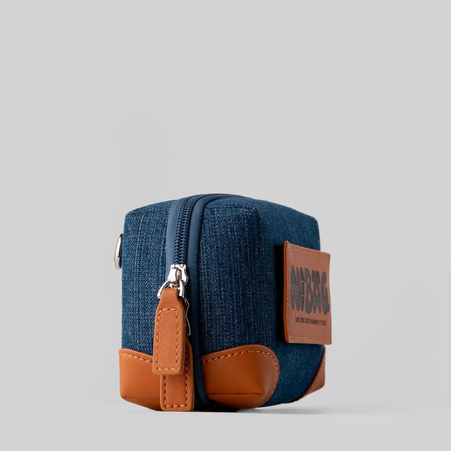 NINI EDC Ni Bag Denim & Microfiber Leather