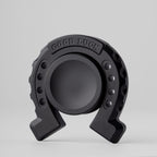 SAO EDC Lucky Horseshoe Spinner Blasted Zirconium