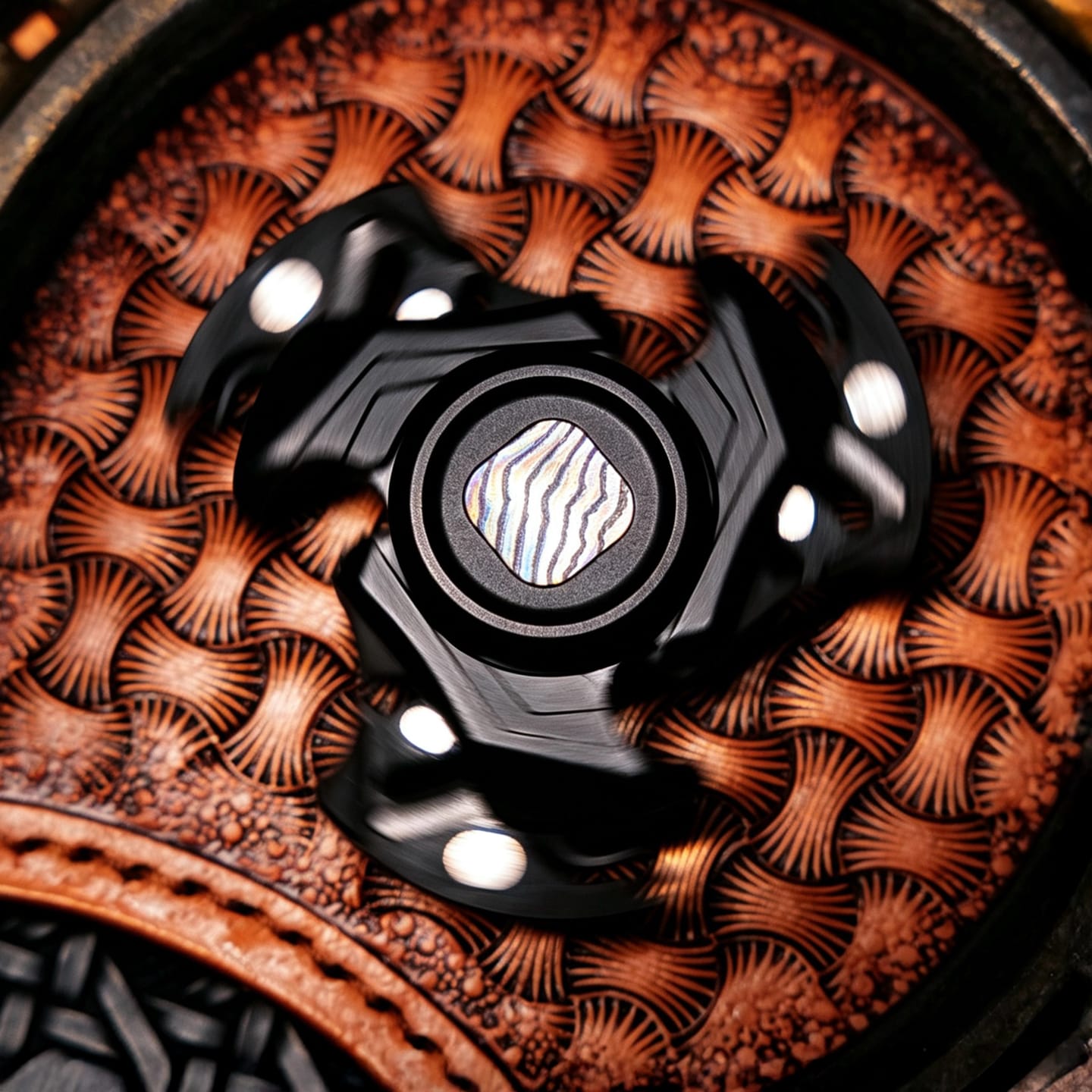 WELL BEAN Veiled Edge Blackened Blasted Stainless Steel