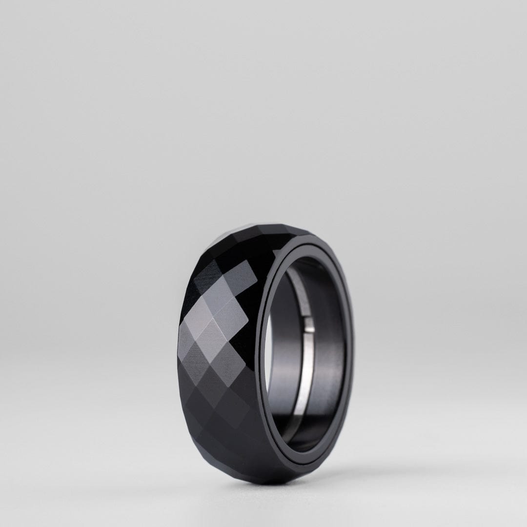 Pig Ring (Black diamond)