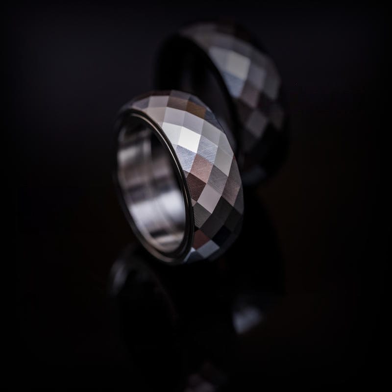 Pig Ring (silver diamond)