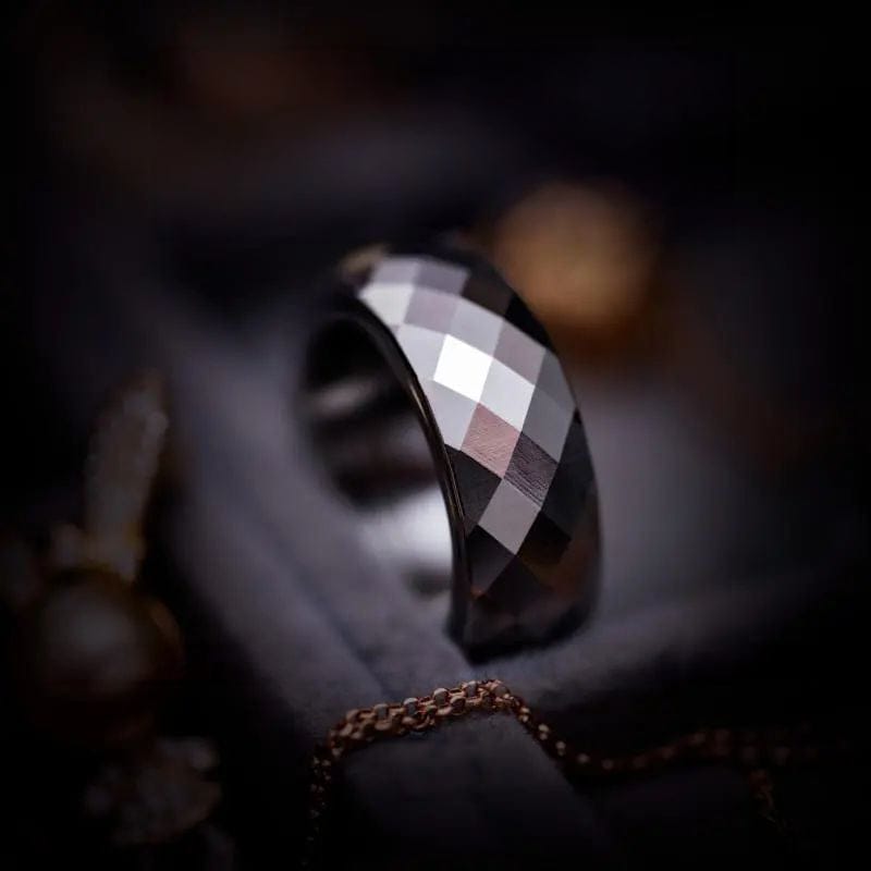 Pig Ring (silver diamond)