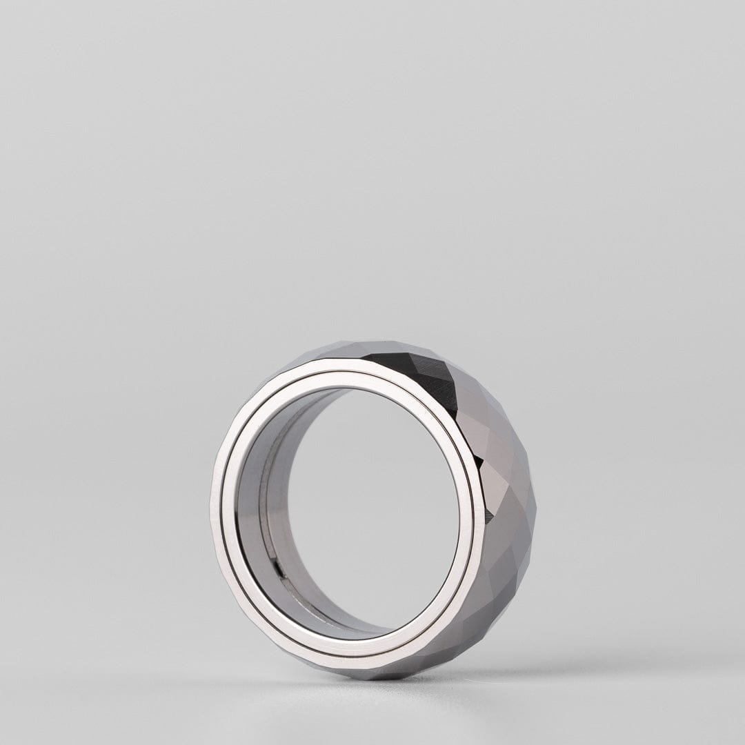 Pig Ring (silver diamond)