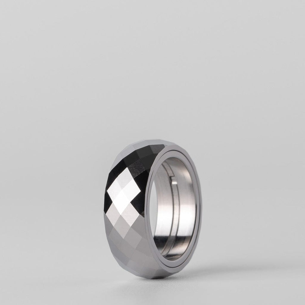 Pig Ring (silver diamond)